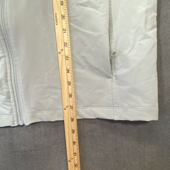 32 Degrees Heat Mens Light Gray Sleeveless Zip-Up Vest Large Polyester/Spandex - Picture 10 of 11